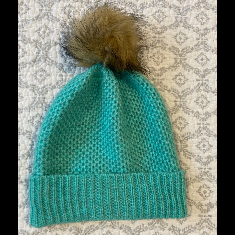 NWOT LOFT Pom Pom beanie